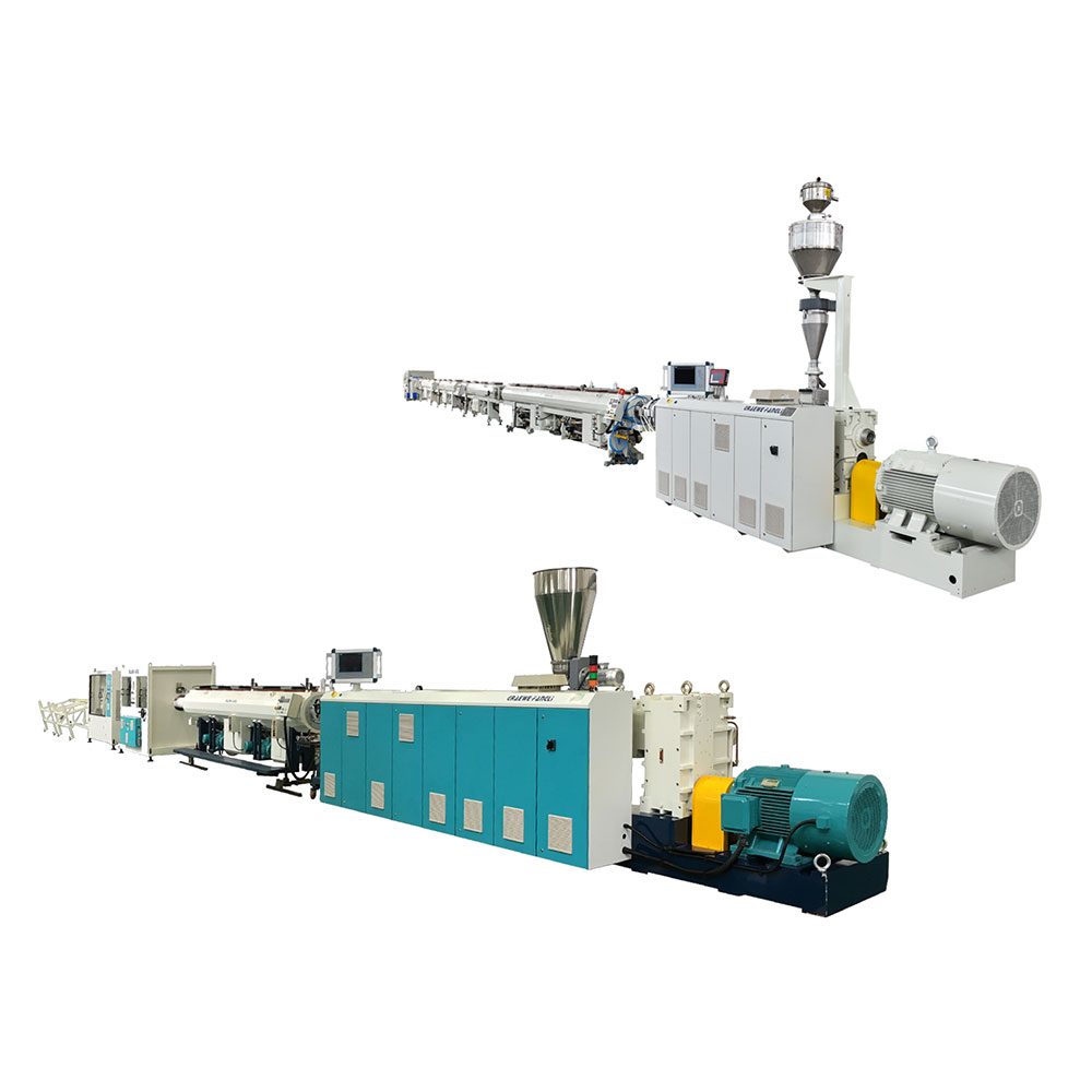 Linie de extrudare a conductelor de perete solid