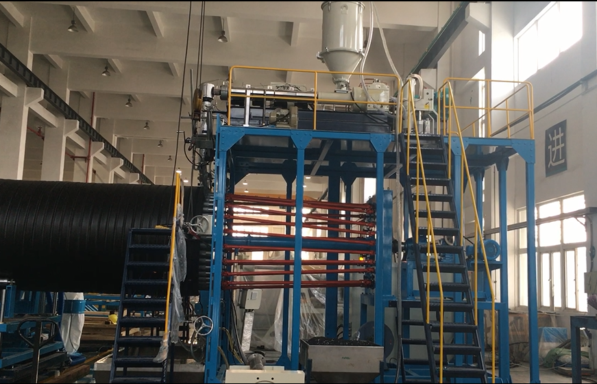 Producția de țevi de înfășurare HDPE cu diametru mare